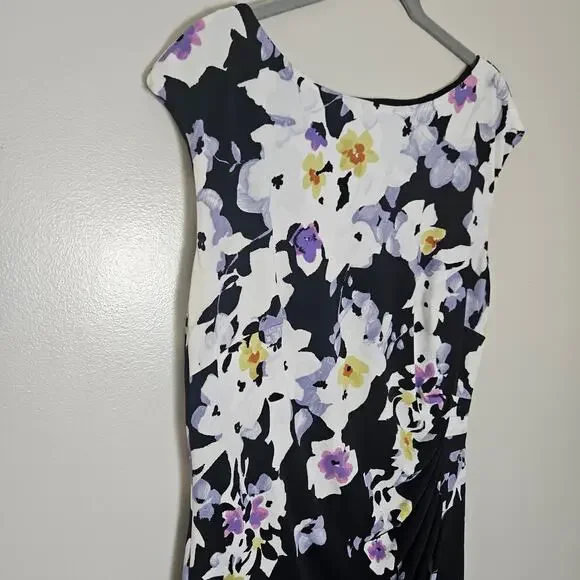 Lauren by Ralph Lauren Floral Dress Sz 14 - Picture 4 of 12